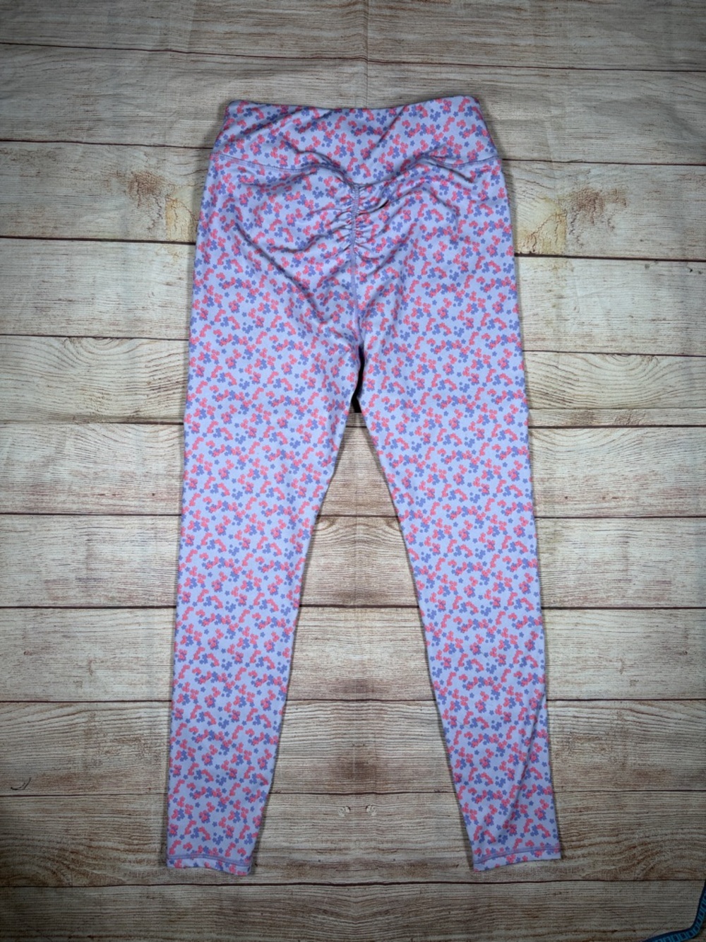 Floral Lavender High-Waist Leggings for Women - Picture 6 of 9